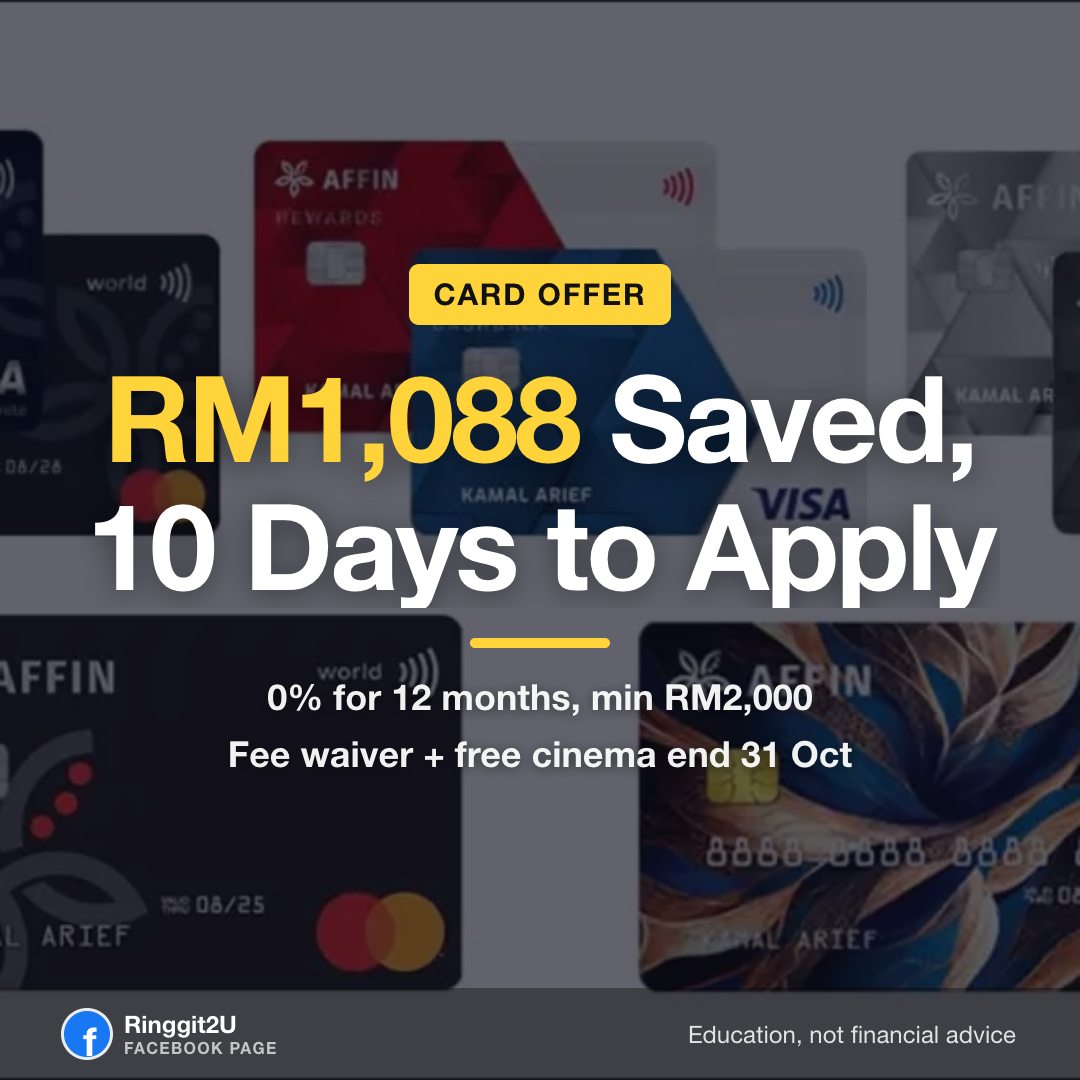 AFFIN credit card campaign: balance transfer, fee waiver, and cinema tickets
