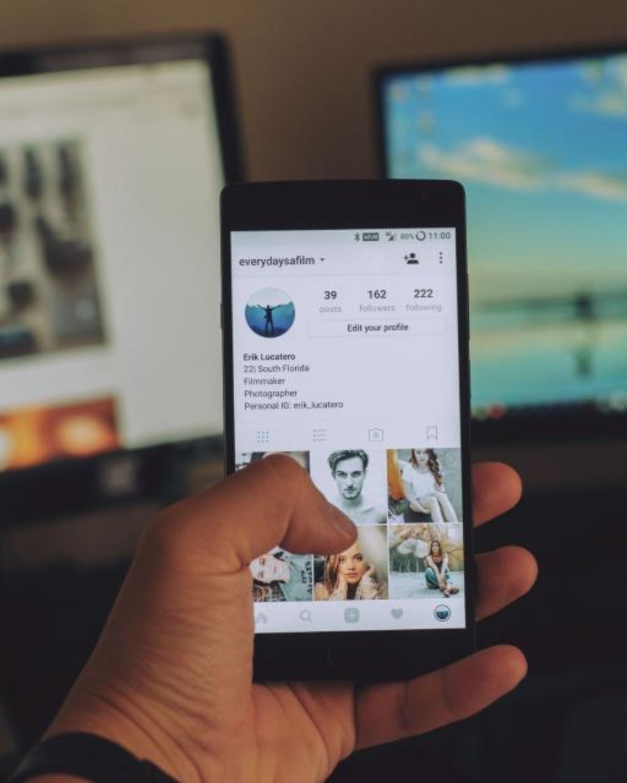 A phone screen showing a social media video being watched