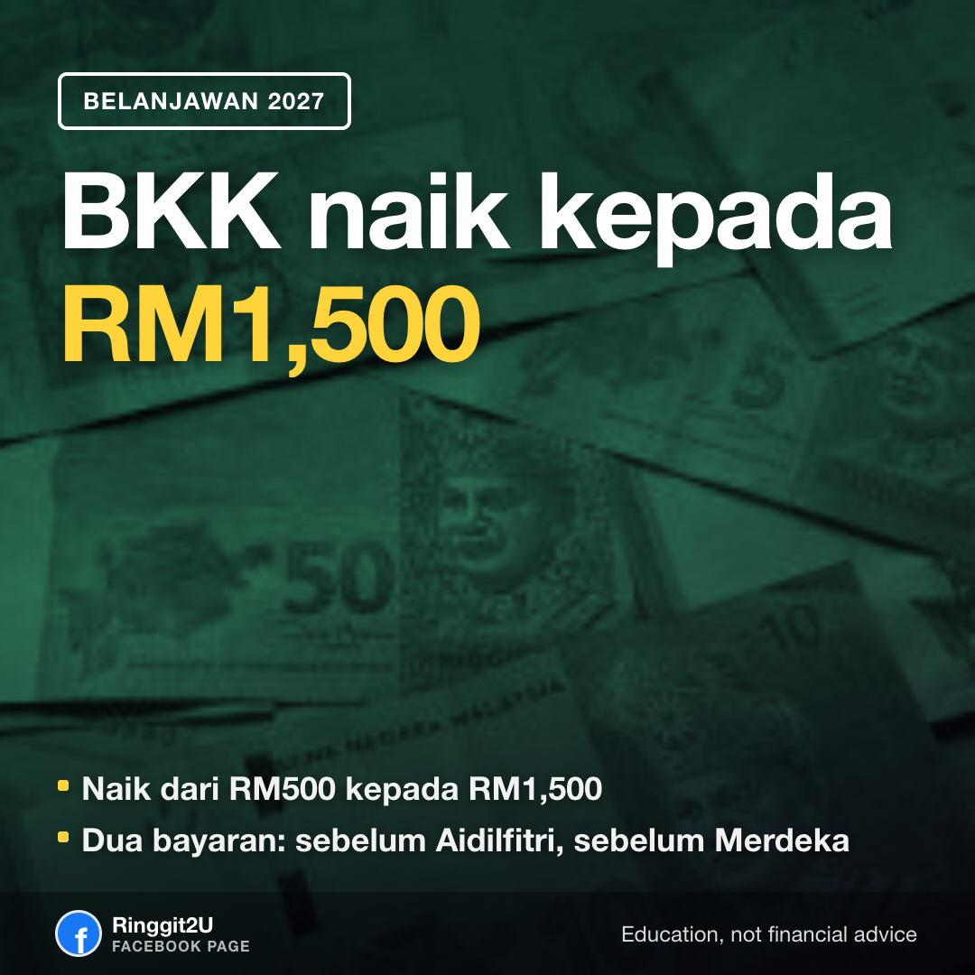 Perkhidmatan awam di pejabat kerajaan Malaysia membaca maklumat tentang bantuan kewangan khas Belanjawan 2027.