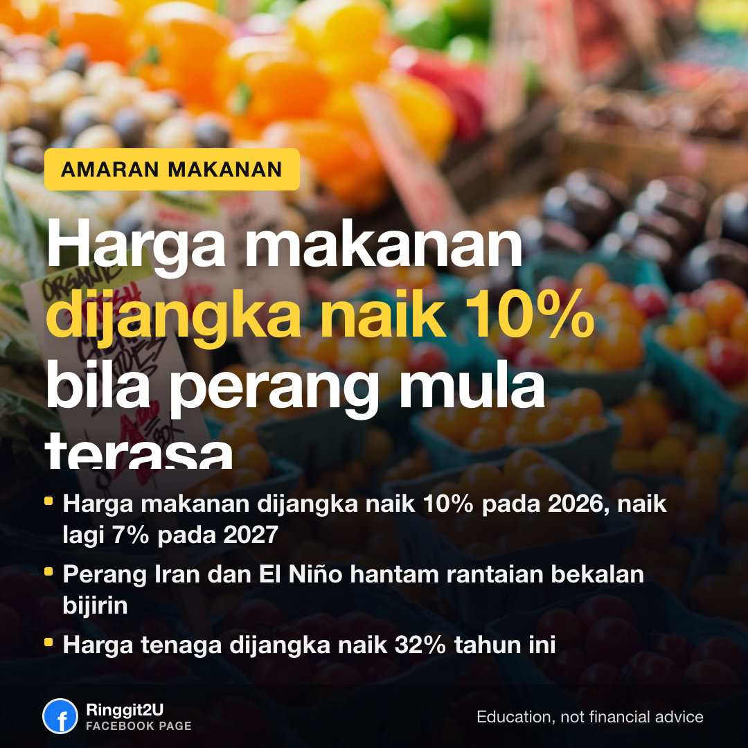 rak barangan runcit dengan minyak masak dan paket tepung import